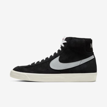 Nike Blazer Mid '77 - Férfi Utcai Cipő - Fekete/Fehér/Platina